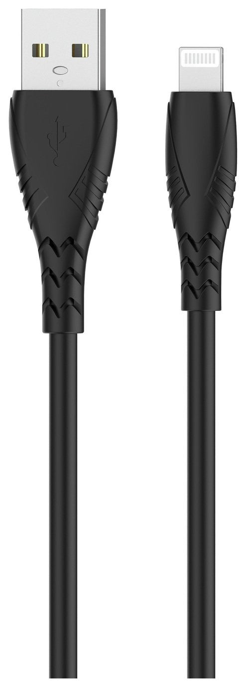 2m Lightning Cable - Black (Apple MFI-Certified)