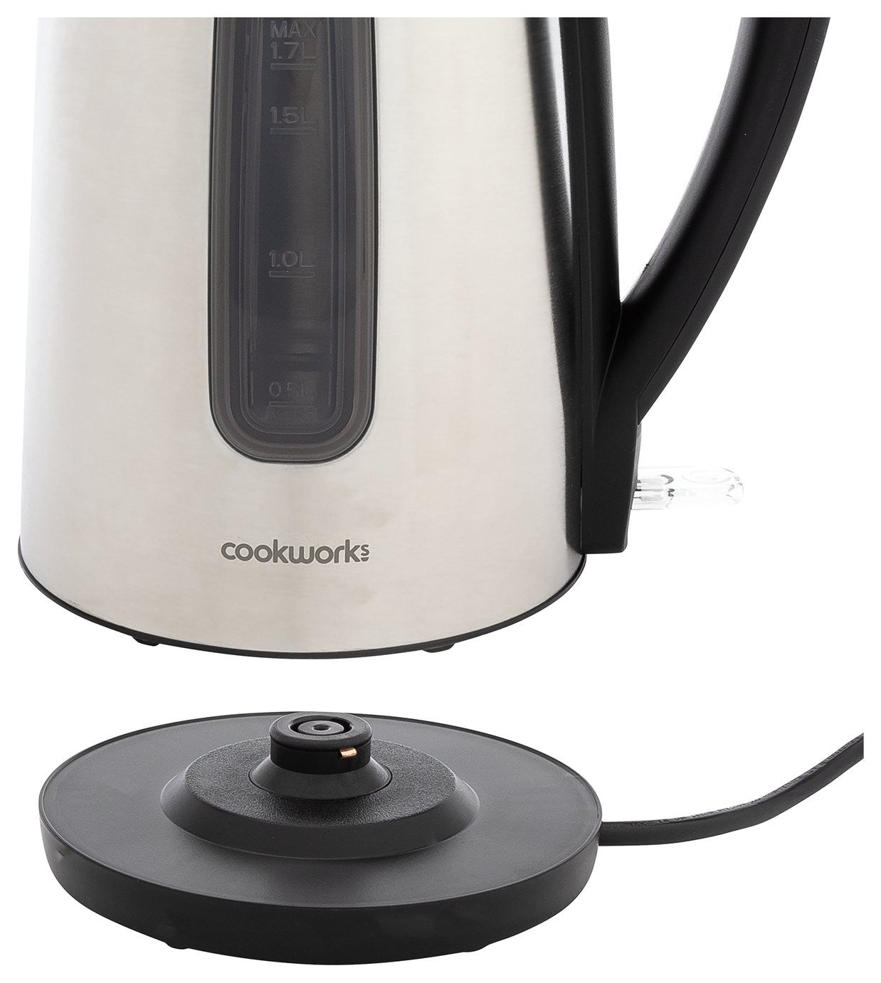 Cookworks KE01410-CE Jug Kettle - Silver