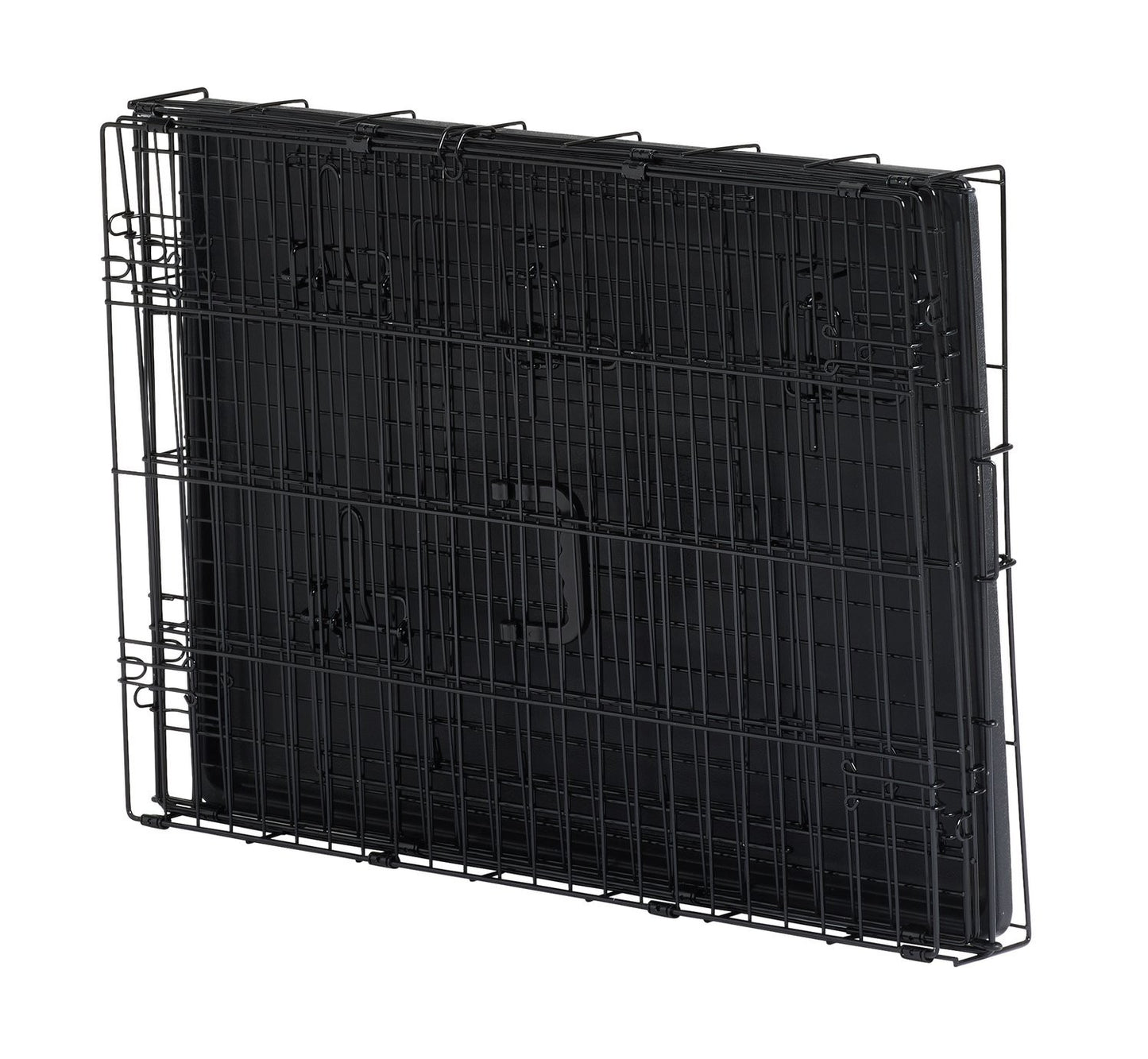 Medium Metal Dog Cage Crate | Folding Travel Pet Carrier | 77×54×60cm