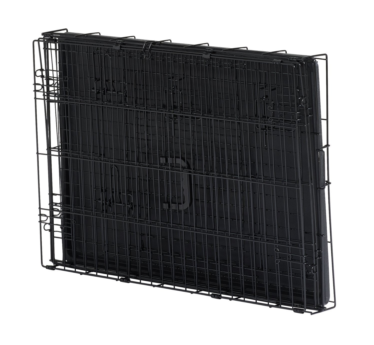Medium Metal Dog Cage Crate | Folding Travel Pet Carrier | 77×54×60cm