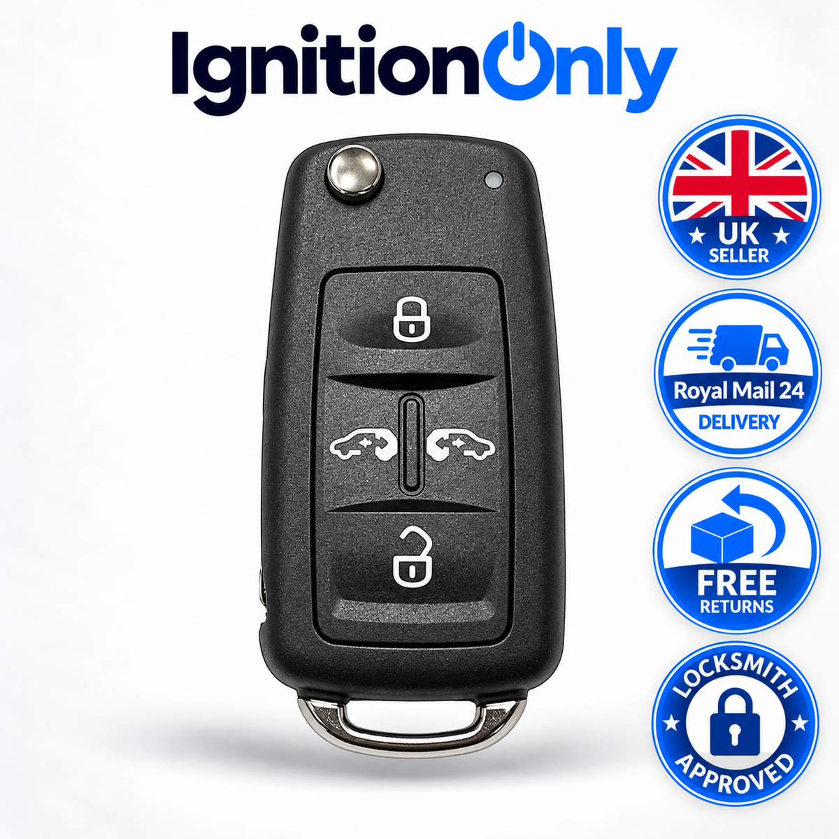 Seat Alhambra ,Sharan Case 5 Button Flip Remote Fob Cover HU66 MK2 2010-2020