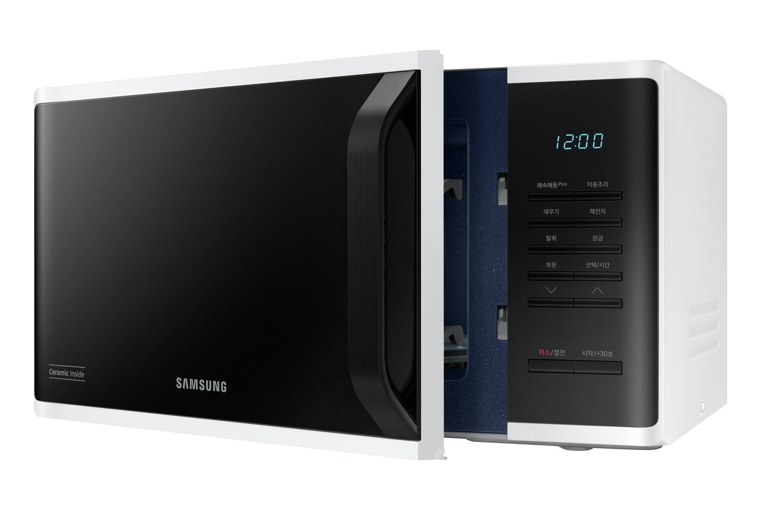 Samsung MS23K3513AW Solo Microwave Oven with Triple Distribution System - White