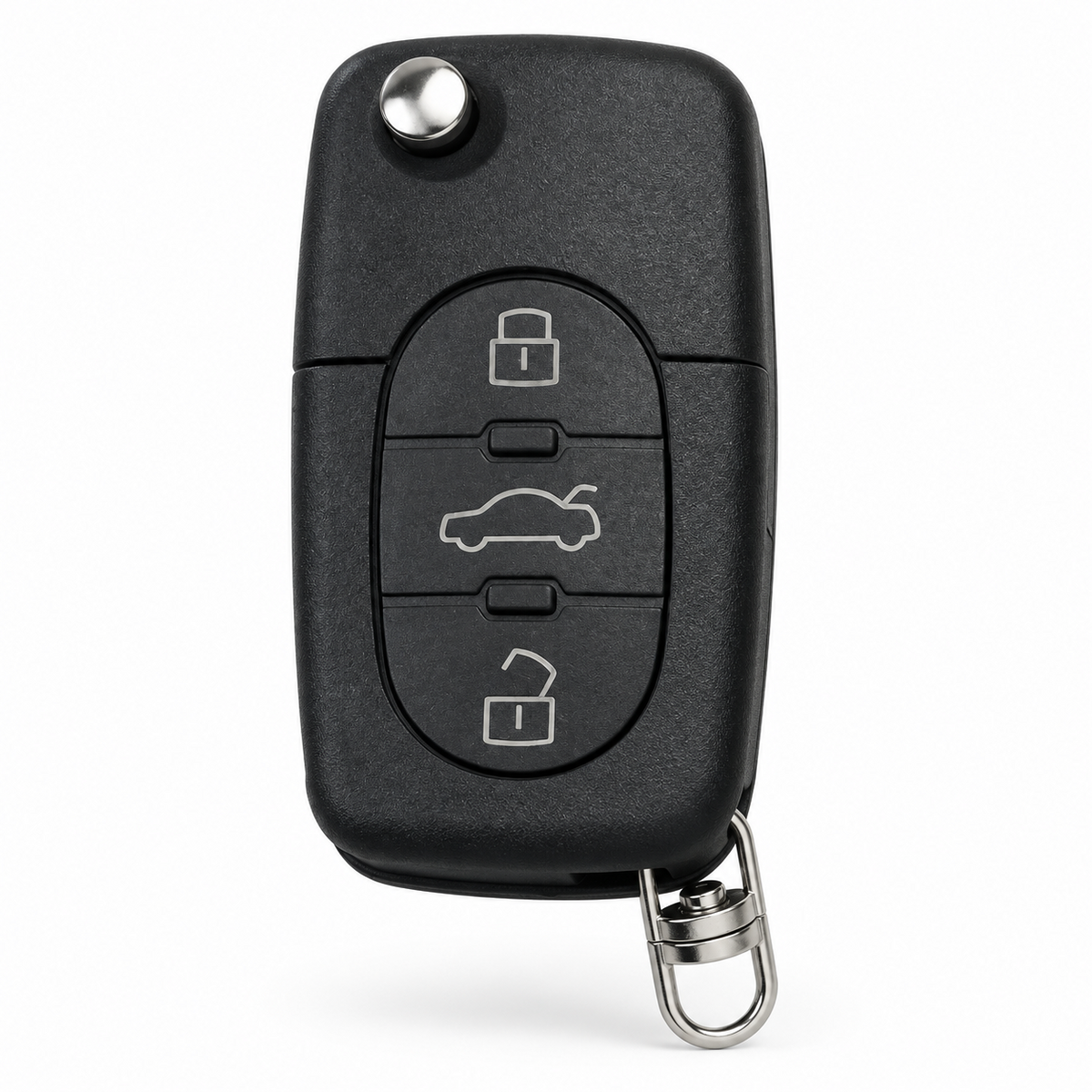 3 Button Flip Remote Key Fob Case for Audi A3 8L 2000-2003
