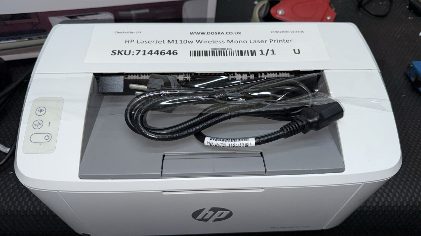 HP LaserJet M110w Wireless Mono Laser Printer