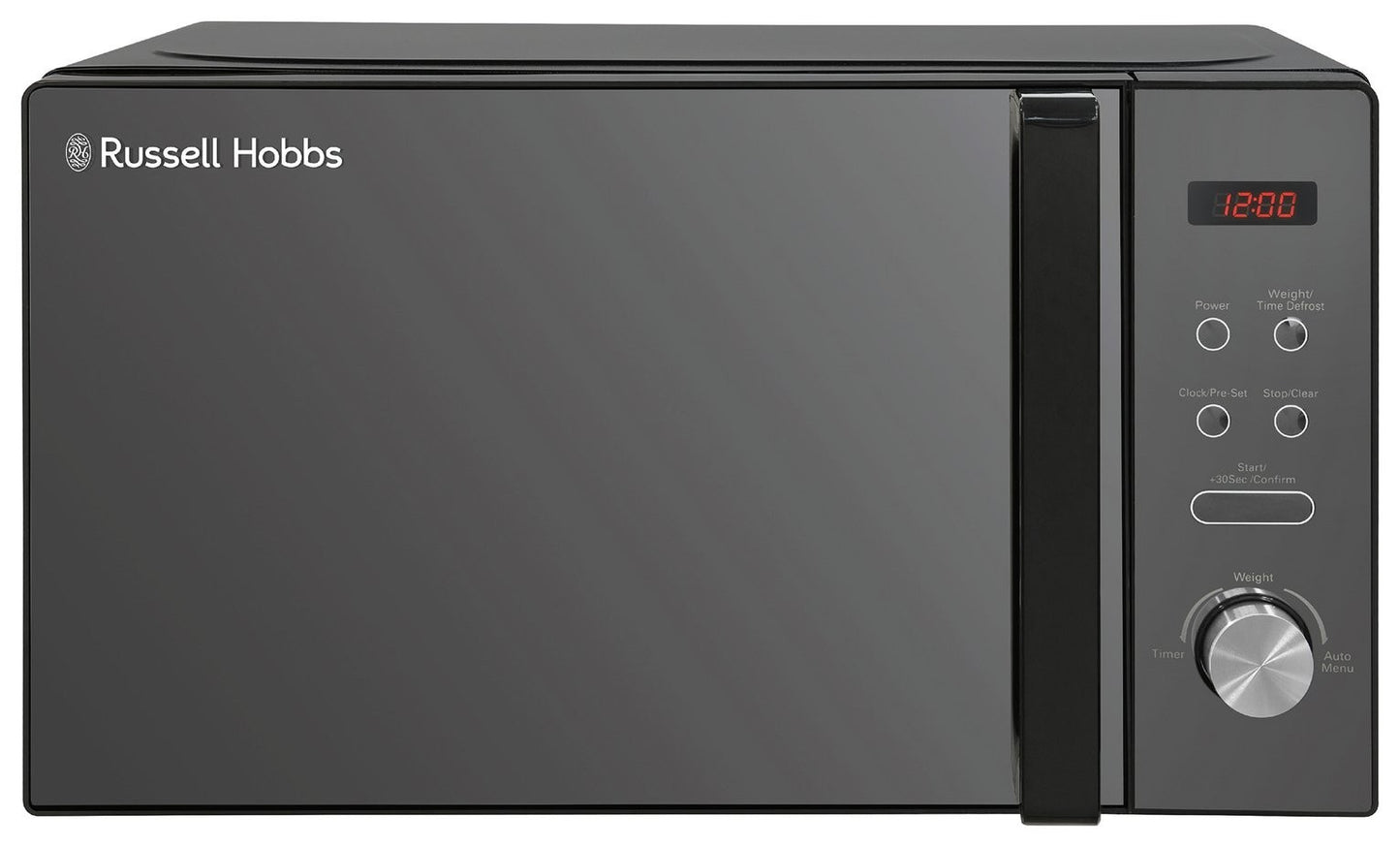 Russell Hobbs 800W Standard Microwave RHM2076B - Black