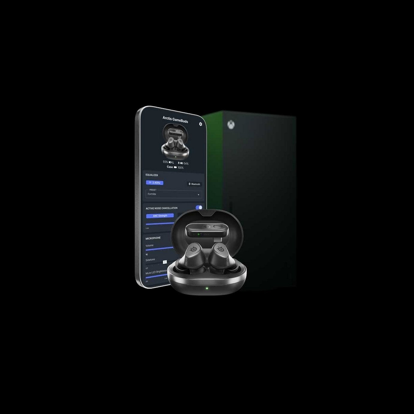 SteelSeries Arctis Wireless GameBuds For Xbox - Black