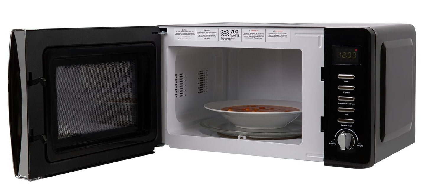 Russell Hobbs Worcester 700W Standard Microwave - Black
