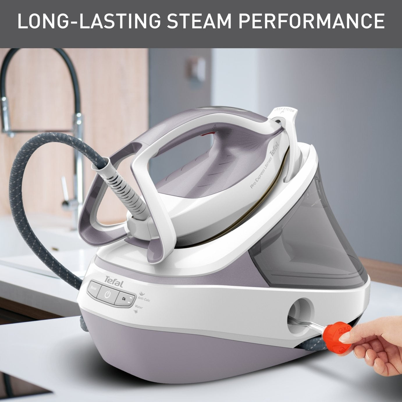Tefal Pro Express Ultimate II 2700W Steam Generator Iron  Boost- BY DOSKARESTORE