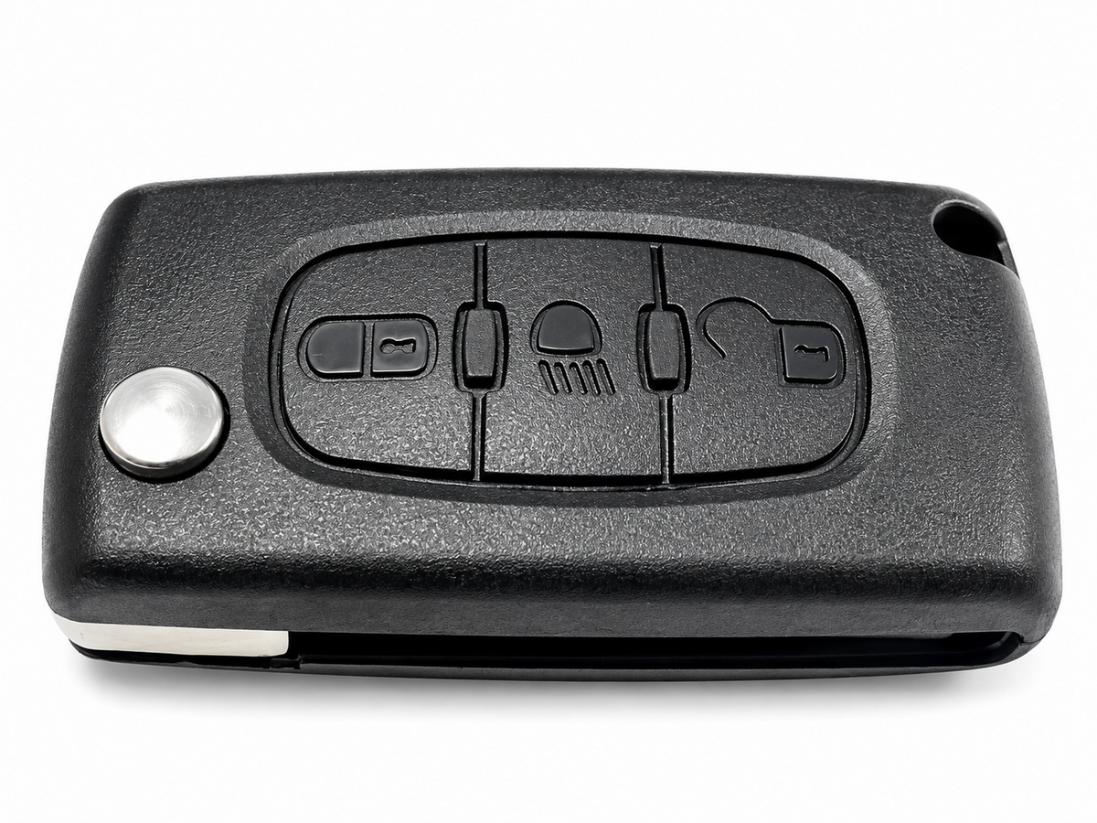 Citroen C4 Grand Picasso Key Case 3 Button Flip Remote Fob 2004-2010